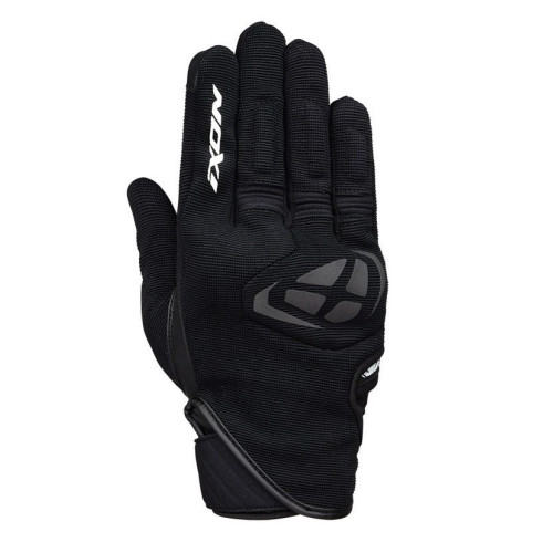 Manusi barbati Roadster vara textil/piele Ixon model MIG MS culoare: negru/alb - degete tactile