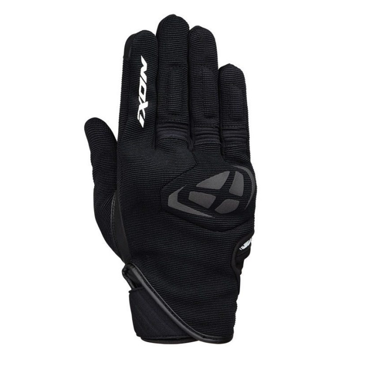 Manusi barbati Roadster vara textil/piele Ixon model MIG MS culoare: negru/alb - degete tactile