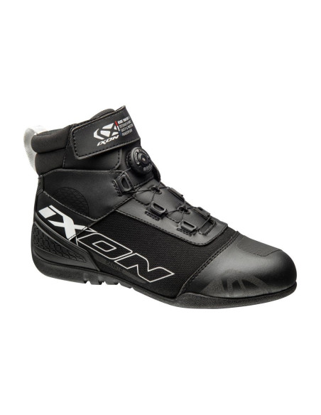 Ghete moto Roadster barbati all season Ixon model Ranker MS culoare: negru/alb