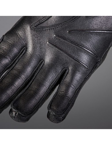 Manusi barbati Urban/heritage vara piele Ixon model RS Nizo Air MS culoare: negru - degete tactile