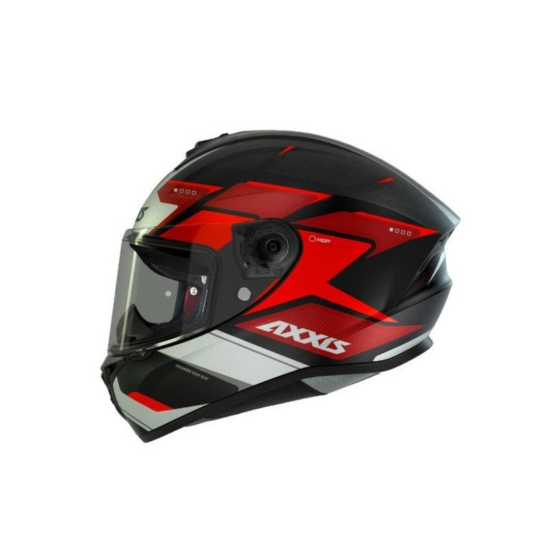 Casca integrala Axxis model Draken S Sunray B5 rosu fluor lucios - tip viziera: MT-V-18C