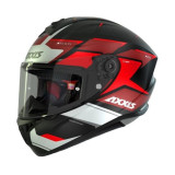 Casca integrala Axxis model Draken S Sunray B5 rosu fluor lucios - tip viziera: MT-V-18C