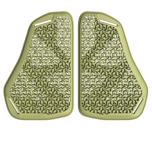 Set protectii piept omologate Ixon model FANOM CHEST B2 (Level 2) – culoare: khaki (Unisex)