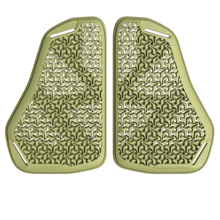 Set protectii piept omologate Ixon model FANOM CHEST B2 (Level 2) – culoare: khaki (Unisex)