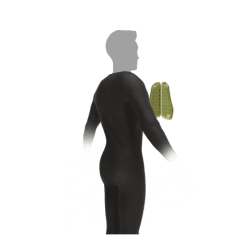 Set protectii piept omologate Ixon model FANOM CHEST B2 (Level 2) – culoare: khaki (Unisex) 2