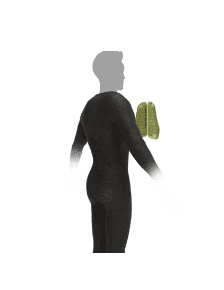 Set protectii piept omologate Ixon model FANOM CHEST B2 (Level 2) – culoare: khaki (Unisex)