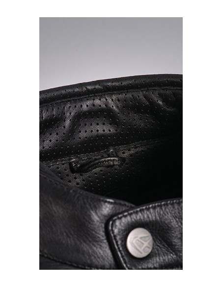 Geaca (jacheta) motociclete barbati piele Urban/Heritage Ixon All season model Cranky MS culoare: negru