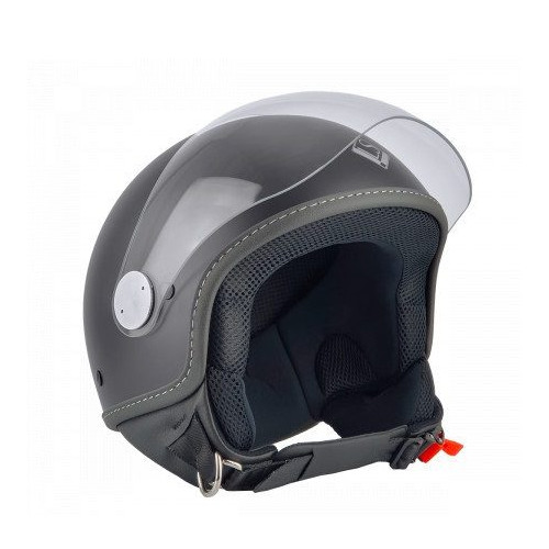 Casca open face (demi-jet) Max Helmets model DJ06 LS 7.9 culoare: negru mat (00S) - 100% MADE IN ITALY