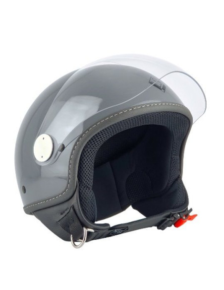Casca open face (demi-jet) Max Helmets model DJ06 LS 7.9 culoare: gri mat (GTS) - 100% MADE IN ITALY