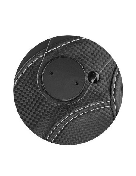 Casca open face (demi-jet) Max Helmets model DJ06 LS Vision Carbon culoare: negru mat/gri (NOFG) - 100% MADE IN ITALY