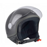 Casca open face (demi-jet) Max Helmets model DJ06 LS 7.9 (FLS) culoare: negru mat (00S) - 100% MADE IN ITALY