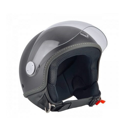 Casca open face (demi-jet) Max Helmets model DJ06 LS 7.9 (FLS) culoare: negru mat (00S) - 100% MADE IN ITALY