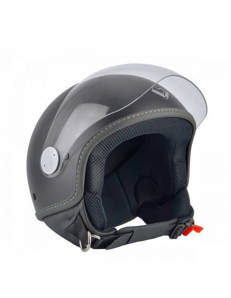 Casca open face (demi-jet) Max Helmets model DJ06 LS 7.9 (FLS) culoare: negru mat (00S) - 100% MADE IN ITALY