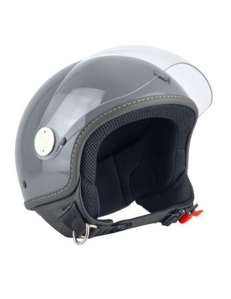 Casca open face (demi-jet) Max Helmets model DJ06 LS 7.9 (FLS) culoare: gri mat (GTS) - 100% MADE IN ITALY