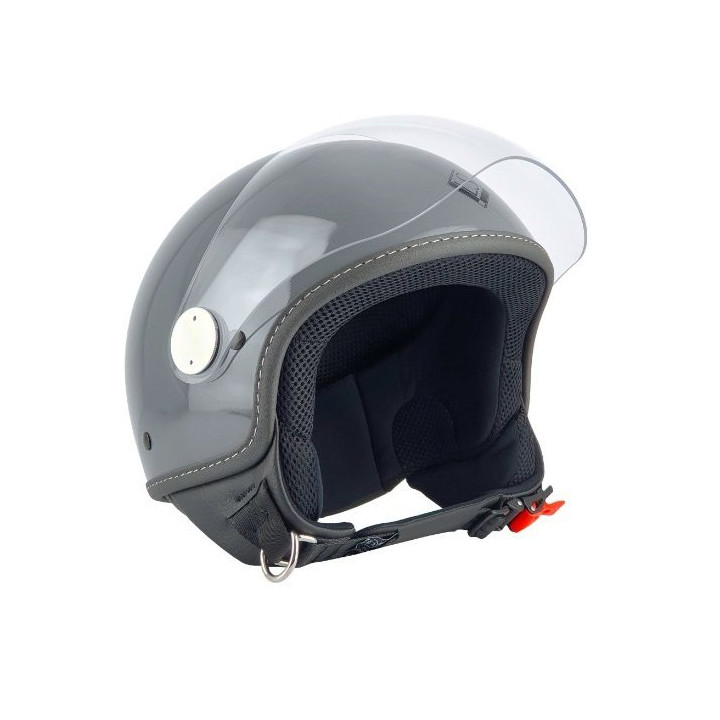 Casca open face (demi-jet) Max Helmets model DJ06 LS 7.9 (FLS) culoare: gri mat (GTS) - 100% MADE IN ITALY