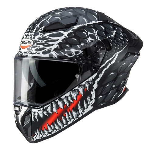 Casca integrala Caberg model Drift Evo II SV Crok H9 negru/antracit/rosu fluor mat Pinlock ready - lentila Pinlock inclusa