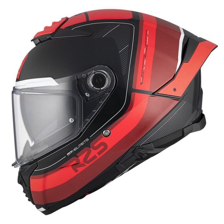 Casca integrala MT Thunder 4 SV R25 B35 rosu lucios (ochelari soare integrati)