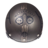 Casca open face motociclete MT Le Mans SV Outlander maro metalic/negru mat (ochelari soare integrati)