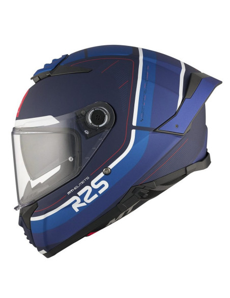 Casca integrala MT Thunder 4 SV R25 C7 albastru mat (ochelari soare integrati)