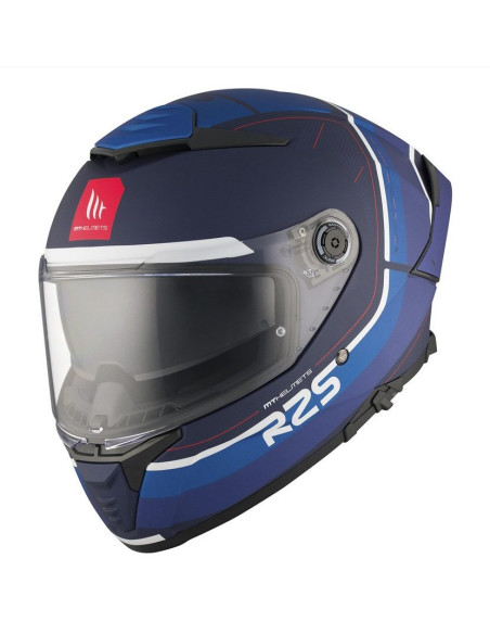 Casca integrala MT Thunder 4 SV R25 C7 albastru mat (ochelari soare integrati)