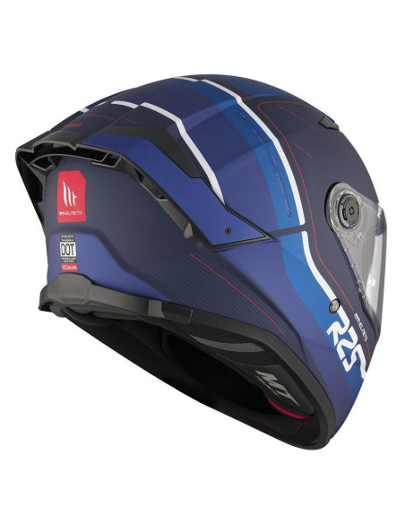Casca integrala MT Thunder 4 SV R25 C7 albastru mat (ochelari soare integrati)
