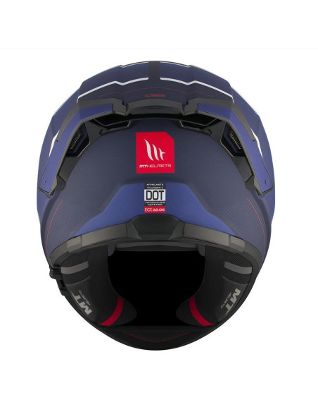 Casca integrala MT Thunder 4 SV R25 C7 albastru mat (ochelari soare integrati)