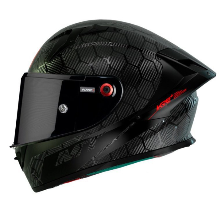 Casca integrala MT KRE+ S Carbon negru A11 negru lucios - 100% carbon - FIM approved - omologare noua ECE 22.06