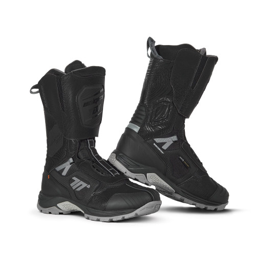 Ghete (cizme) moto Adventure (Touring) Unisex Seventy model SD-BA6 Stelvio culoare: negru/gri
