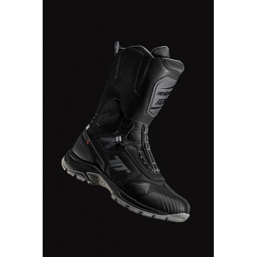 Ghete (cizme) moto Adventure (Touring) Unisex Seventy model SD-BA6 Stelvio culoare: negru/gri 2