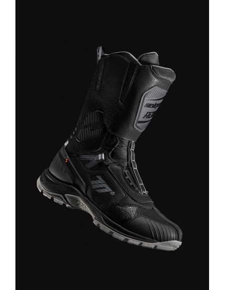 Ghete (cizme) moto Adventure (Touring) Unisex Seventy model SD-BA6 Stelvio culoare: negru/gri