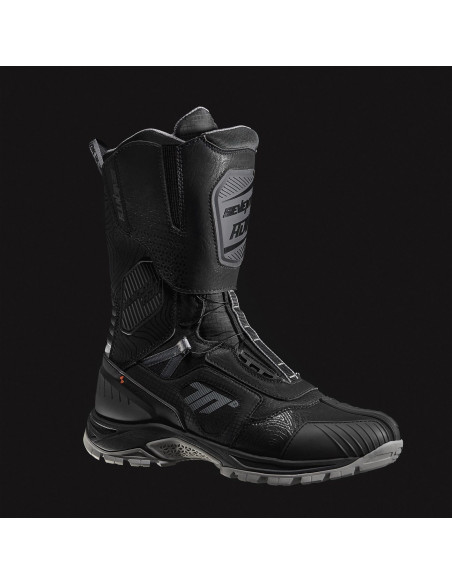 Ghete (cizme) moto Adventure (Touring) Unisex Seventy model SD-BA6 Stelvio culoare: negru/gri