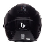 Casca open face motociclete MT Avenue SV negru lucios (ochelari soare integrati)