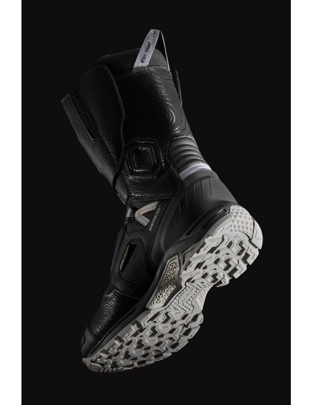 Ghete (cizme) moto Adventure (Touring) Unisex Seventy model SD-BA6 Stelvio culoare: negru/gri