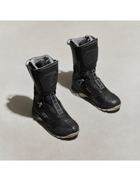 Ghete (cizme) moto Adventure (Touring) Unisex Seventy model SD-BA6 Stelvio culoare: negru/gri