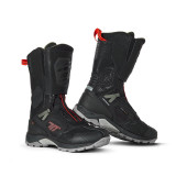 Ghete (cizme) moto Adventure (Touring) Unisex Seventy model SD-BA6 Stelvio culoare: negru/rosu/verde