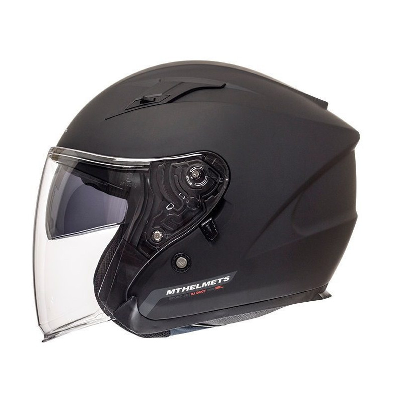 Casca open face motociclete MT Avenue SV negru mat (ochelari soare integrati)