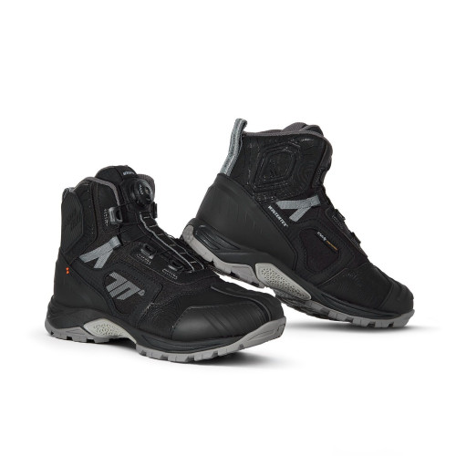 Ghete (cizme) moto Adventure (Touring) Unisex Seventy model SD-BA7 Stelvio culoare: negru/gri