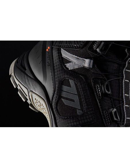 Ghete (cizme) moto Adventure (Touring) Unisex Seventy model SD-BA7 Stelvio culoare: negru/gri