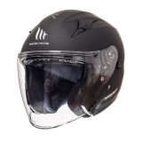 Casca open face motociclete MT Avenue SV negru mat (ochelari soare integrati)