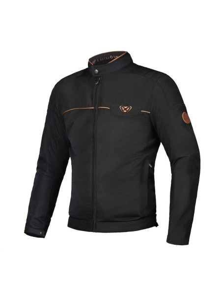 Geaca (jacheta) motociclete barbati Urban/Heritage Ixon vara model Cornet WP MS culoare: negru/maro