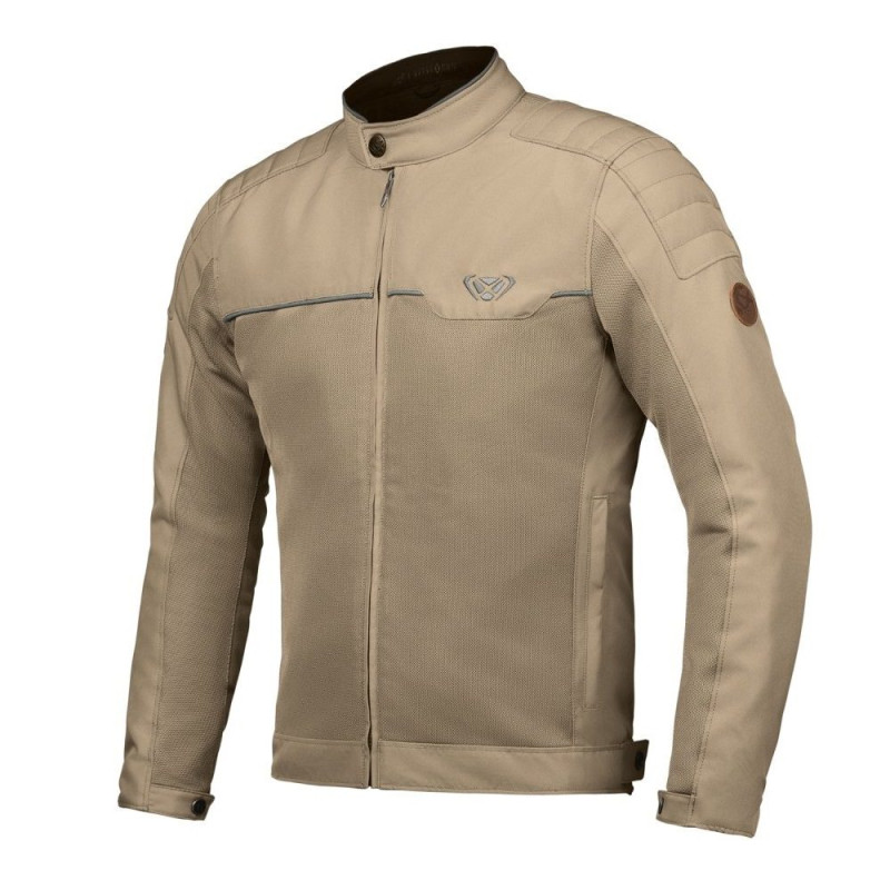 Geaca (jacheta) motociclete barbati Urban/Heritage Ixon vara model Cornet WP MS culoare: nisipiu/verde tactic