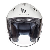 Casca open face motociclete MT Avenue SV alb lucios (ochelari soare integrati)