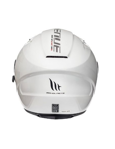 Casca open face motociclete MT Avenue SV alb lucios (ochelari soare integrati)