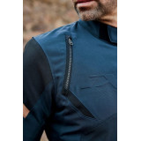 Geaca (jacheta) motociclete barbati Urban/Heritage Ixon mid-season model Striker Retro WP MS culoare: negru/navy/maro