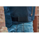 Geaca (jacheta) motociclete barbati Urban/Heritage Ixon mid-season model Striker Retro WP MS culoare: negru/navy/maro