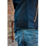 Geaca (jacheta) motociclete barbati Urban/Heritage Ixon mid-season model Striker Retro WP MS culoare: negru/navy/maro