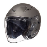 Casca open face motociclete MT Avenue SV titanium mat (ochelari soare integrati)