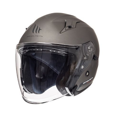 Casca open face motociclete MT Avenue SV titanium mat (ochelari soare integrati) 2