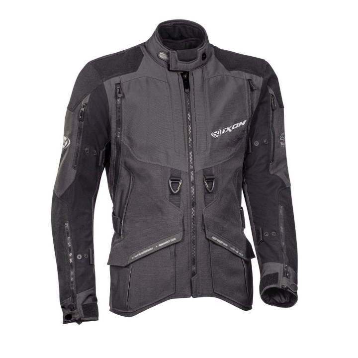 Geaca (jacheta) motociclete barbati Touring/Adventure Ixon All season model Ragnar MS culoare: negru/antracit