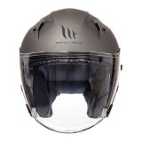 Casca open face motociclete MT Avenue SV titanium mat (ochelari soare integrati)